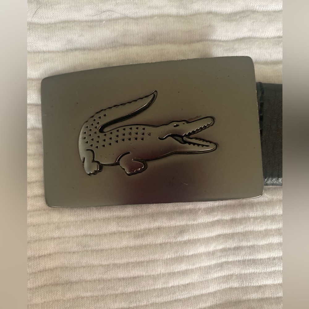 Lacoste Men’s Belt & Buckle
